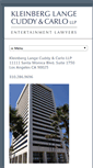 Mobile Screenshot of kleinberglange.com